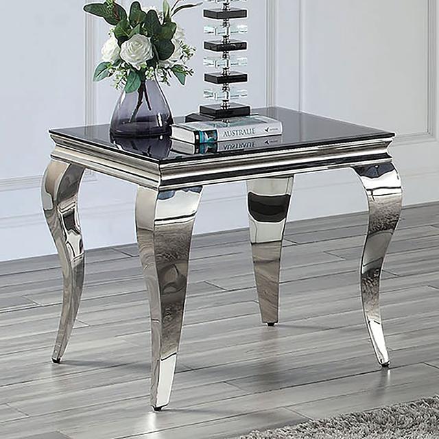 WETZIKON End Table, Black - Furniture Stars (Chicago, IL)
