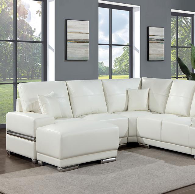 ALTHEA Sectional, White - Furniture Stars (Chicago, IL)