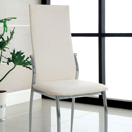 Kalawao White Side Chair (2/CTN) - Furniture Stars (Chicago, IL)