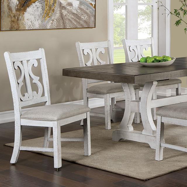 AULETTA Dining Table, Gray - Furniture Stars (Chicago, IL)