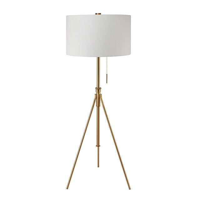 Zaya Stained Gold Floor Lamp - Furniture Stars (Chicago, IL)