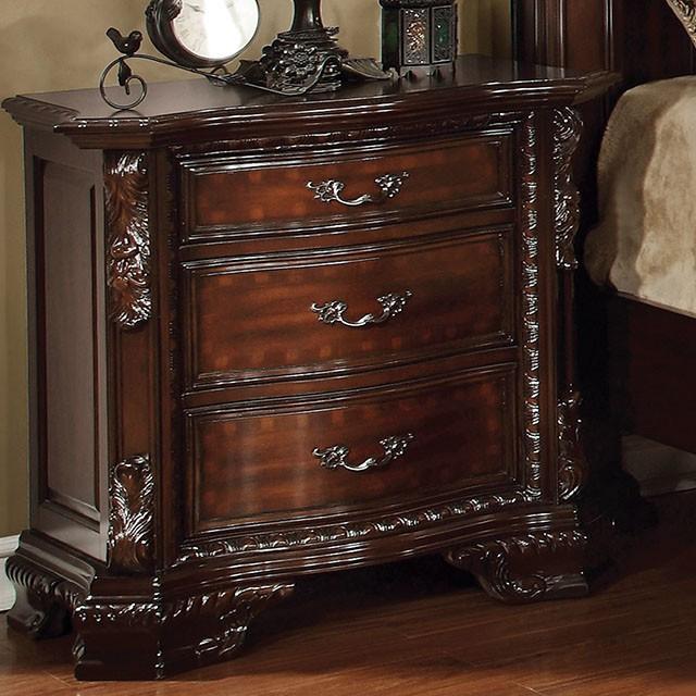 Monte Vista I Brown Cherry Night Stand - Furniture Stars (Chicago, IL)