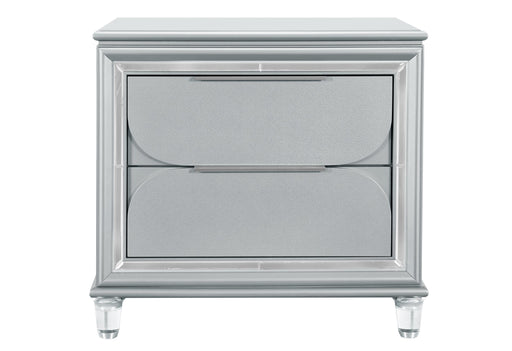 CALEB SILVER NIGHTSTAND - Furniture Stars (Chicago, IL)