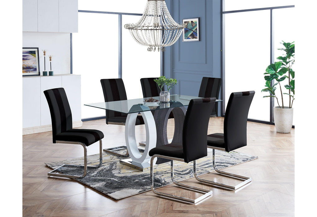 D1628DT+D915DC BLACK ECOM - Furniture Stars (Chicago, IL)