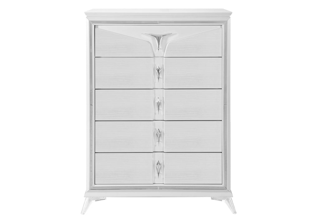 ROMO WHITE CHEST - Furniture Stars (Chicago, IL)