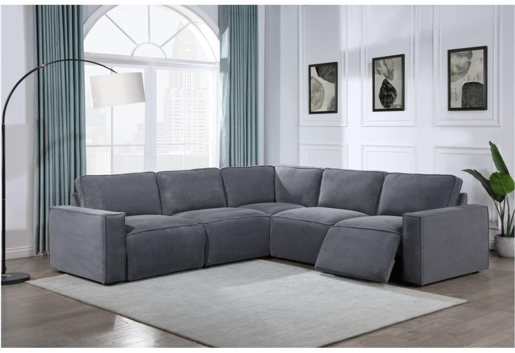 U8177 CHARCOAL SECTIONAL - Furniture Stars (Chicago, IL)