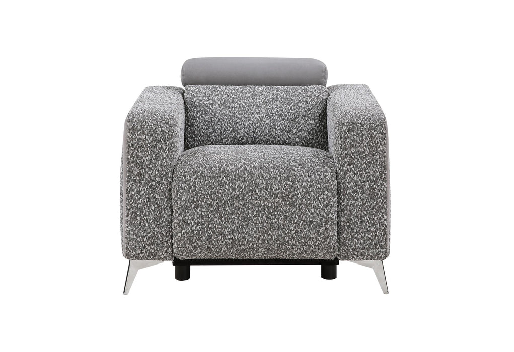 U8521 TAUPE/DARK GREY 36 POWER RECLINING SOFA - Furniture Stars (Chicago, IL)