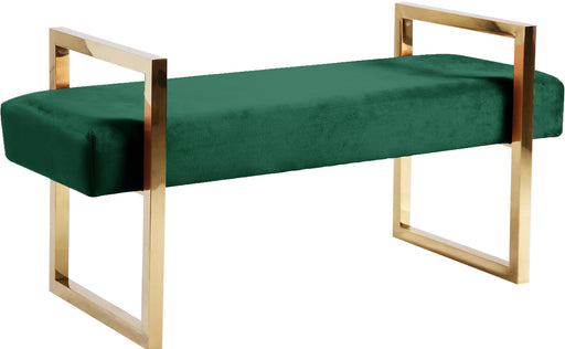 Olivia Green Velvet Bench - Furniture Stars (Chicago, IL)