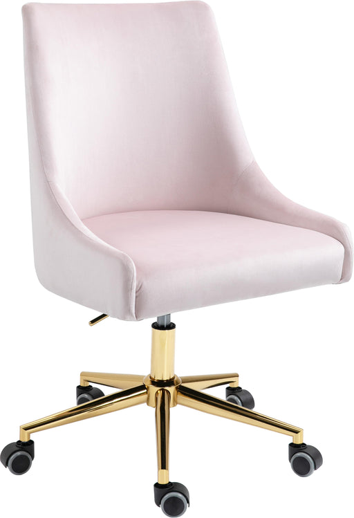 Karina Pink Velvet Office Chair - Furniture Stars (Chicago, IL)