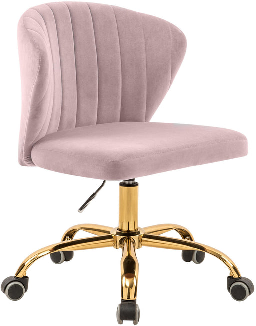 Finley Pink Velvet Office Chair - Furniture Stars (Chicago, IL)