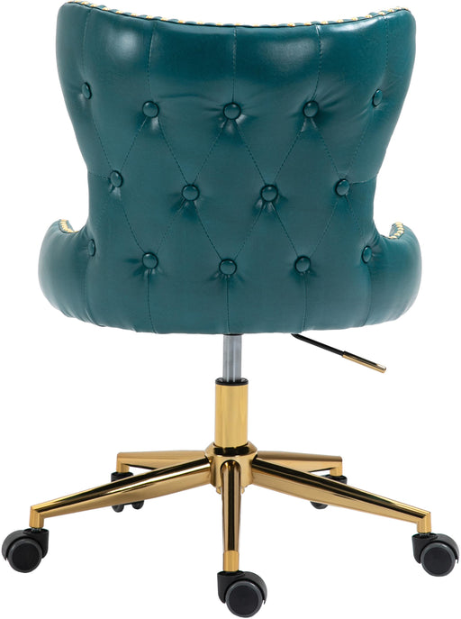 Hendrix Blue Faux Leather Office Chair - Furniture Stars (Chicago, IL)