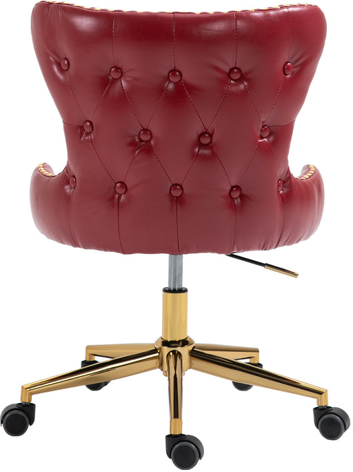 Hendrix Red Faux Leather Office Chair - Furniture Stars (Chicago, IL)