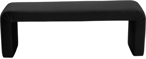 Minimalist Black Velvet Bench - Furniture Stars (Chicago, IL)