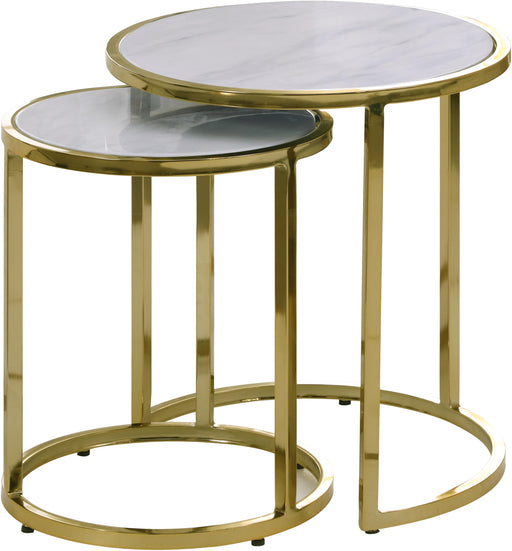 Massimo Gold End Table - Furniture Stars (Chicago, IL)