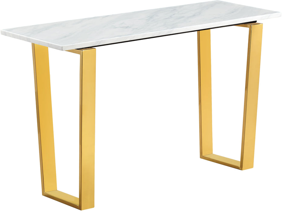 Cameron Gold Console Table - Furniture Stars (Chicago, IL)