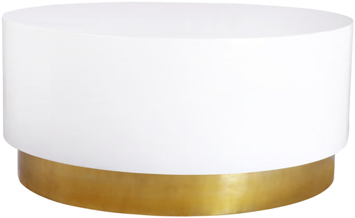Deco White/Gold Coffee Table - Furniture Stars (Chicago, IL)