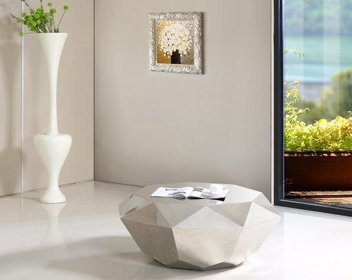 Gemma Silver Coffee Table - Furniture Stars (Chicago, IL)