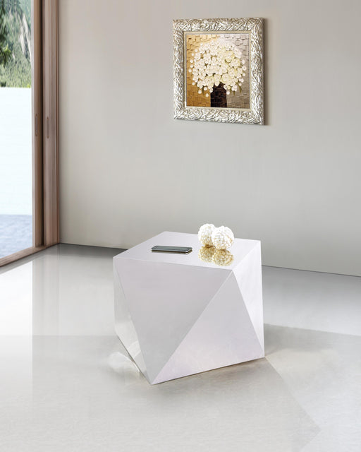 Gemma Silver End Table - Furniture Stars (Chicago, IL)