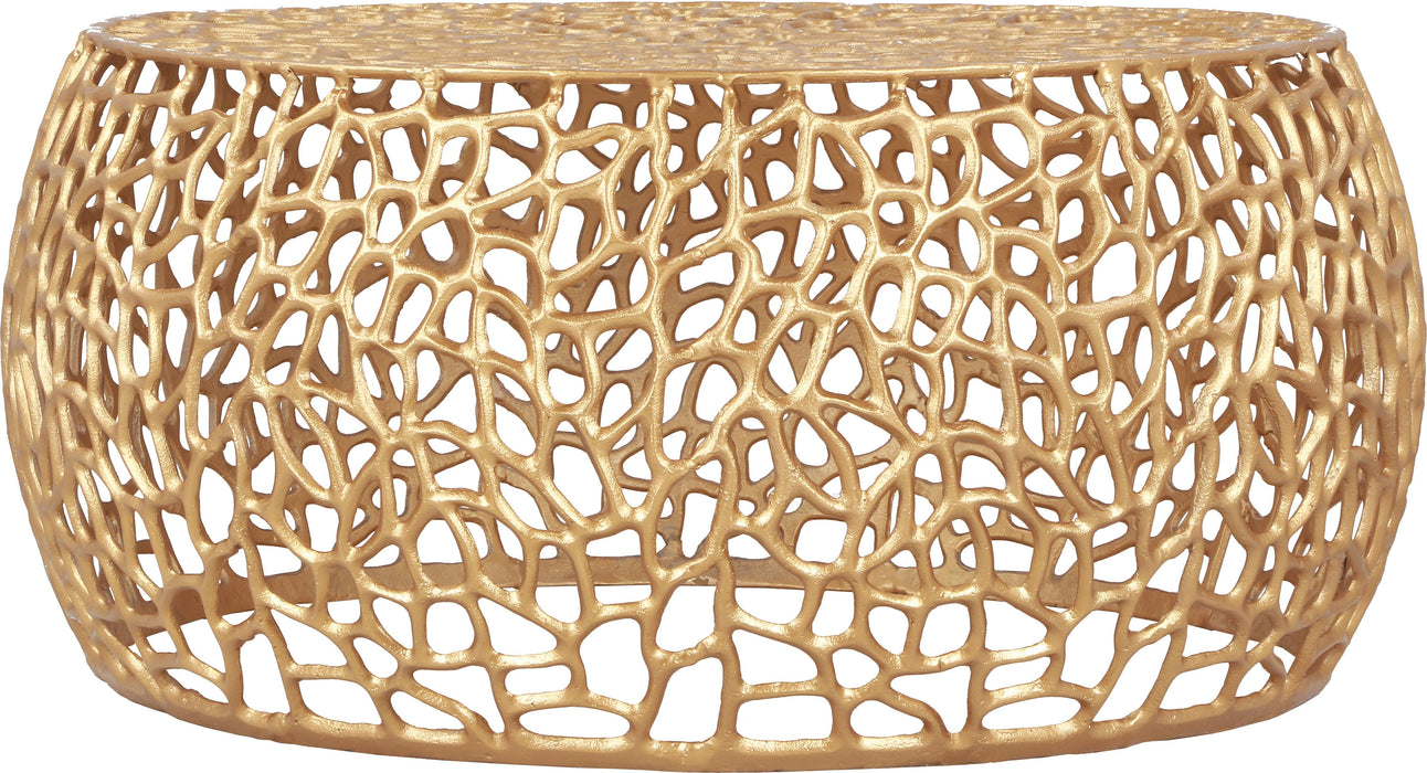 Priya Gold Coffee Table - Furniture Stars (Chicago, IL)