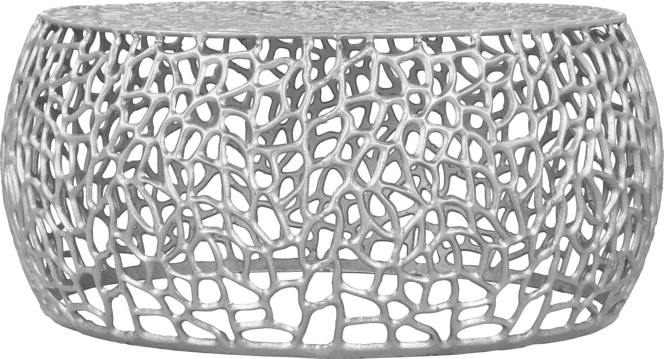 Priya Silver Coffee Table - Furniture Stars (Chicago, IL)