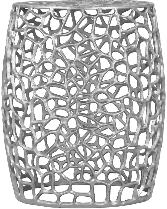 Priya Silver End Table - Furniture Stars (Chicago, IL)