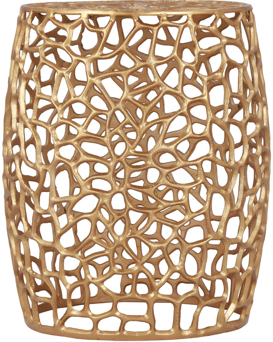 Priya Gold End Table - Furniture Stars (Chicago, IL)