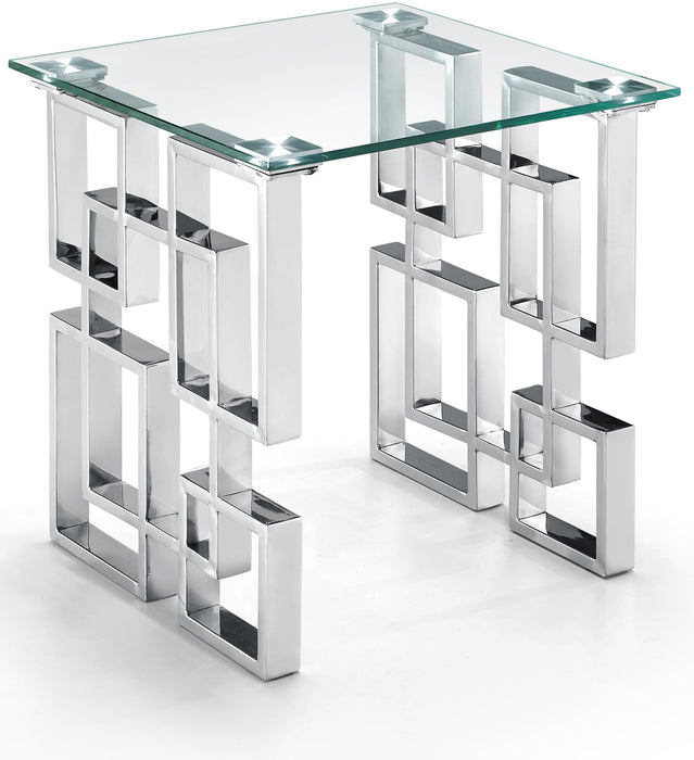Alexis Chrome End Table - Furniture Stars (Chicago, IL)