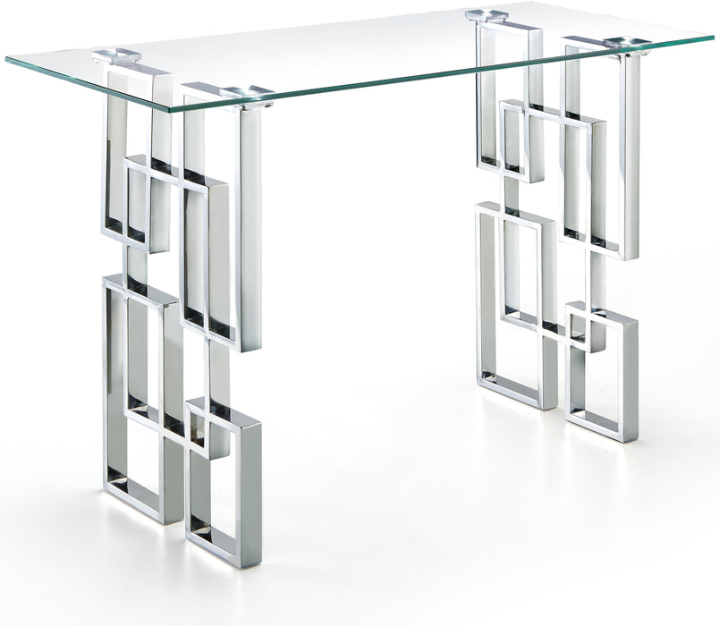 Alexis Chrome Console Table - Furniture Stars (Chicago, IL)