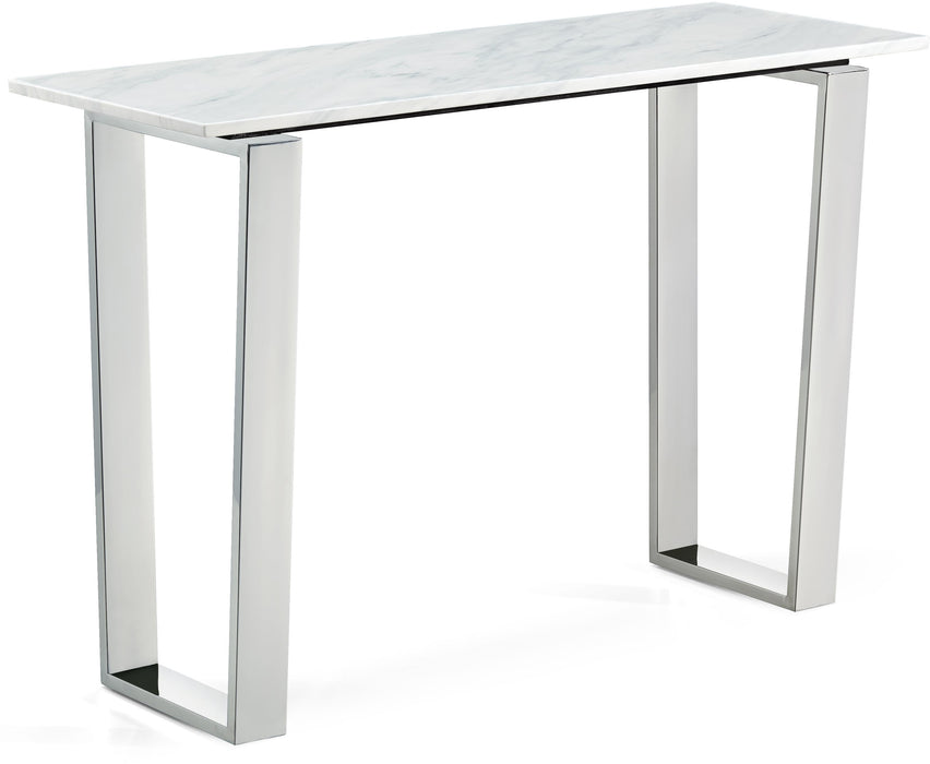 Carlton Chrome Console Table - Furniture Stars (Chicago, IL)