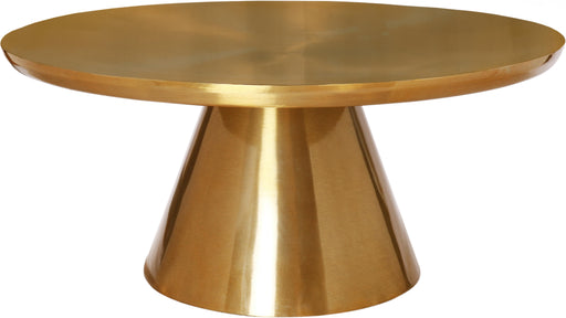 Martini Brushed Gold Coffee Table - Furniture Stars (Chicago, IL)