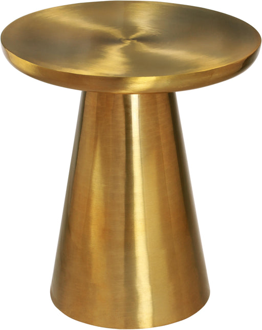 Martini Brushed Gold End Table - Furniture Stars (Chicago, IL)