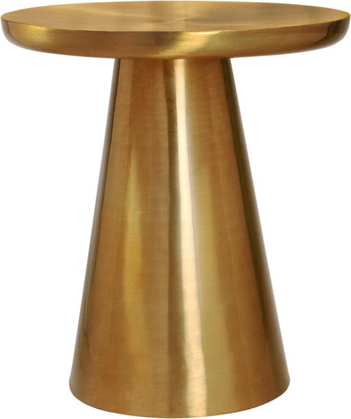 Martini Brushed Gold End Table - Furniture Stars (Chicago, IL)