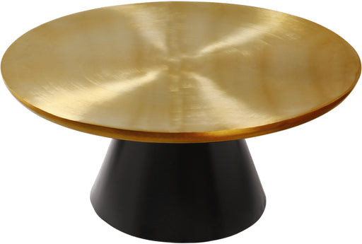 Martini Brushed Gold/Matte Black Coffee Table - Furniture Stars (Chicago, IL)