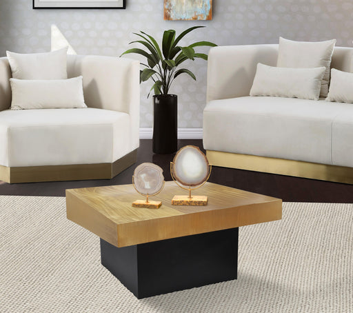 Palladium Gold Coffee Table - Furniture Stars (Chicago, IL)