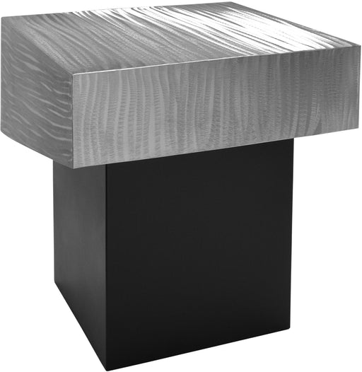 Palladium Silver End Table - Furniture Stars (Chicago, IL)
