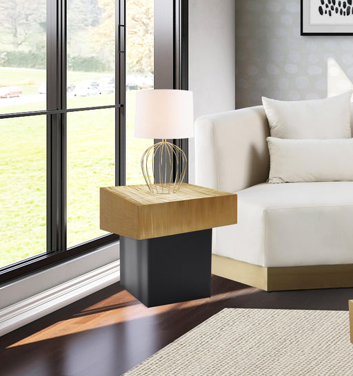 Palladium Gold End Table - Furniture Stars (Chicago, IL)