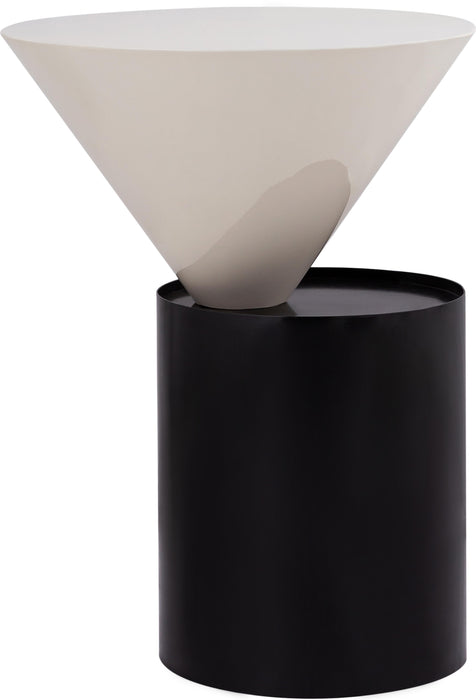Damon White End Table - Furniture Stars (Chicago, IL)