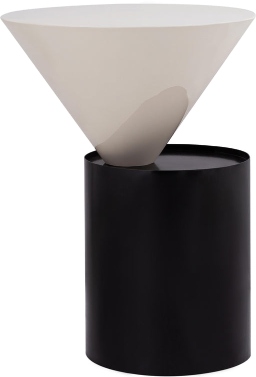 Damon White End Table - Furniture Stars (Chicago, IL)