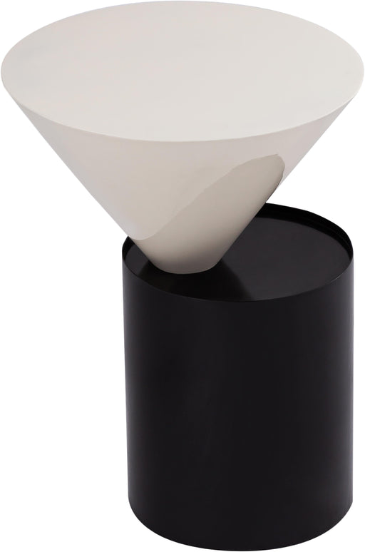Damon White End Table - Furniture Stars (Chicago, IL)