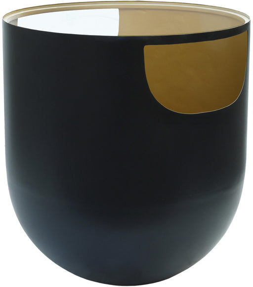 Doma Black / Gold End Table - Furniture Stars (Chicago, IL)