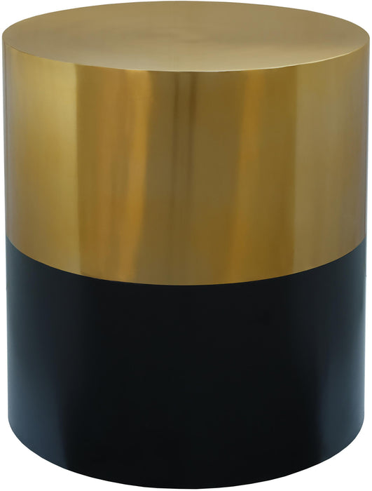 Sun Black / Gold End Table - Furniture Stars (Chicago, IL)