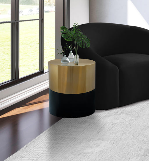 Sun Black / Gold End Table - Furniture Stars (Chicago, IL)