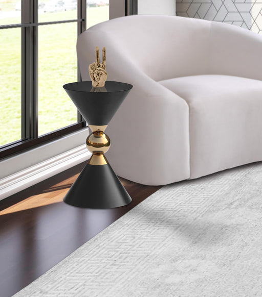 Malia Black / Gold End Table - Furniture Stars (Chicago, IL)