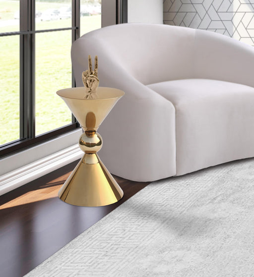 Malia Gold End Table - Furniture Stars (Chicago, IL)
