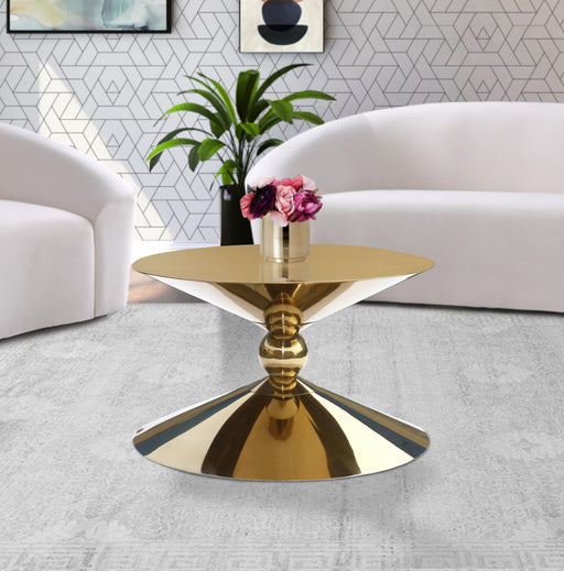 Malia Gold Coffee Table - Furniture Stars (Chicago, IL)