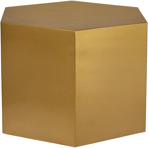 Hexagon Brushed Gold Coffee Table - Furniture Stars (Chicago, IL)