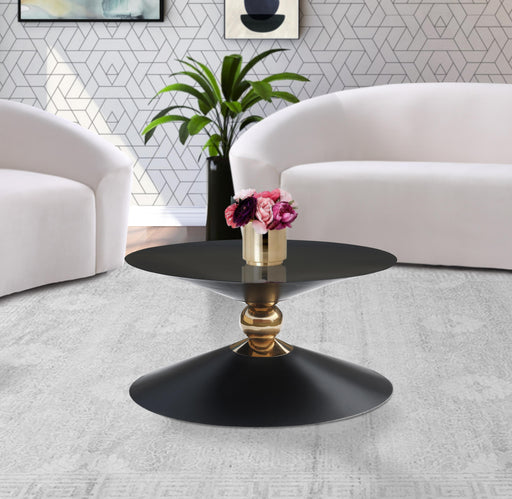 Malia Black / Gold Coffee Table - Furniture Stars (Chicago, IL)