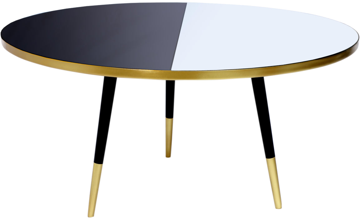 Reflection Gold / Black Coffee Table - Furniture Stars (Chicago, IL)