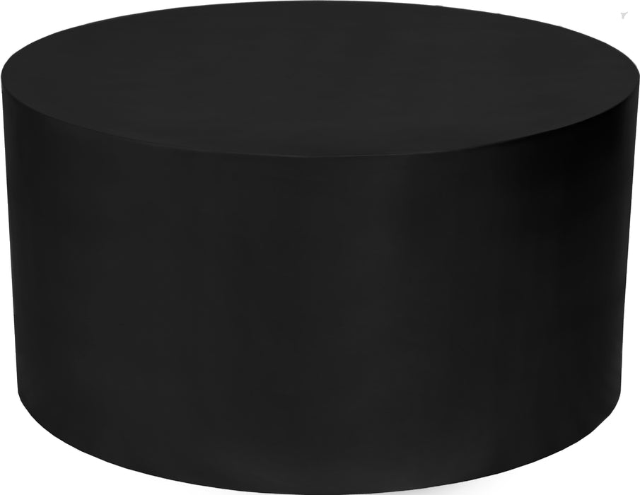 Cylinder Matte Black Coffee Table - Furniture Stars (Chicago, IL)