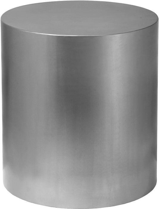Cylinder Brushed Chrome End Table - Furniture Stars (Chicago, IL)